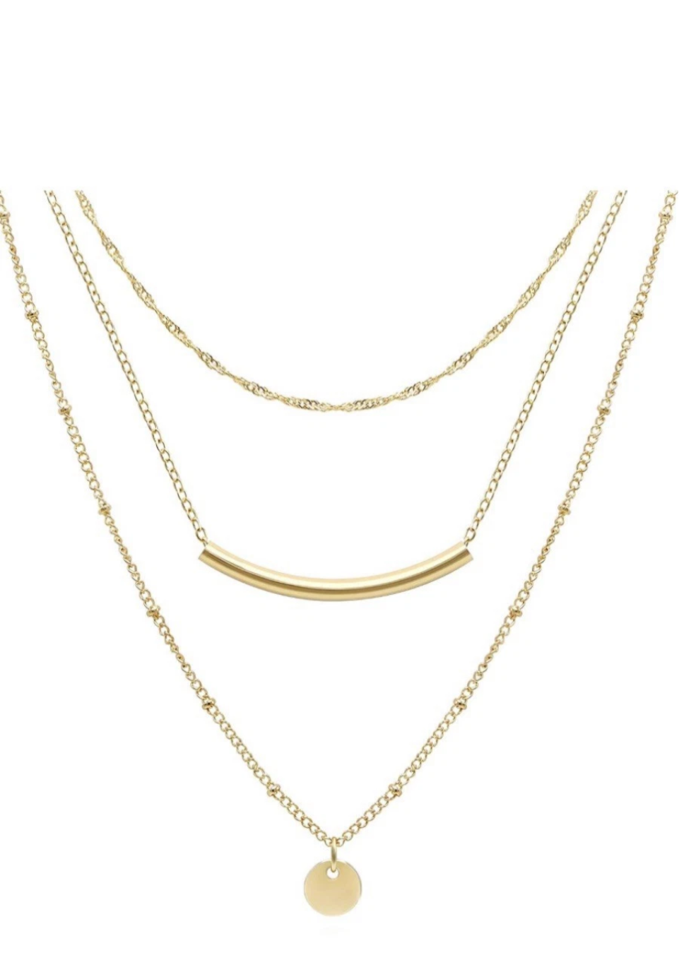3 piece layering necklace