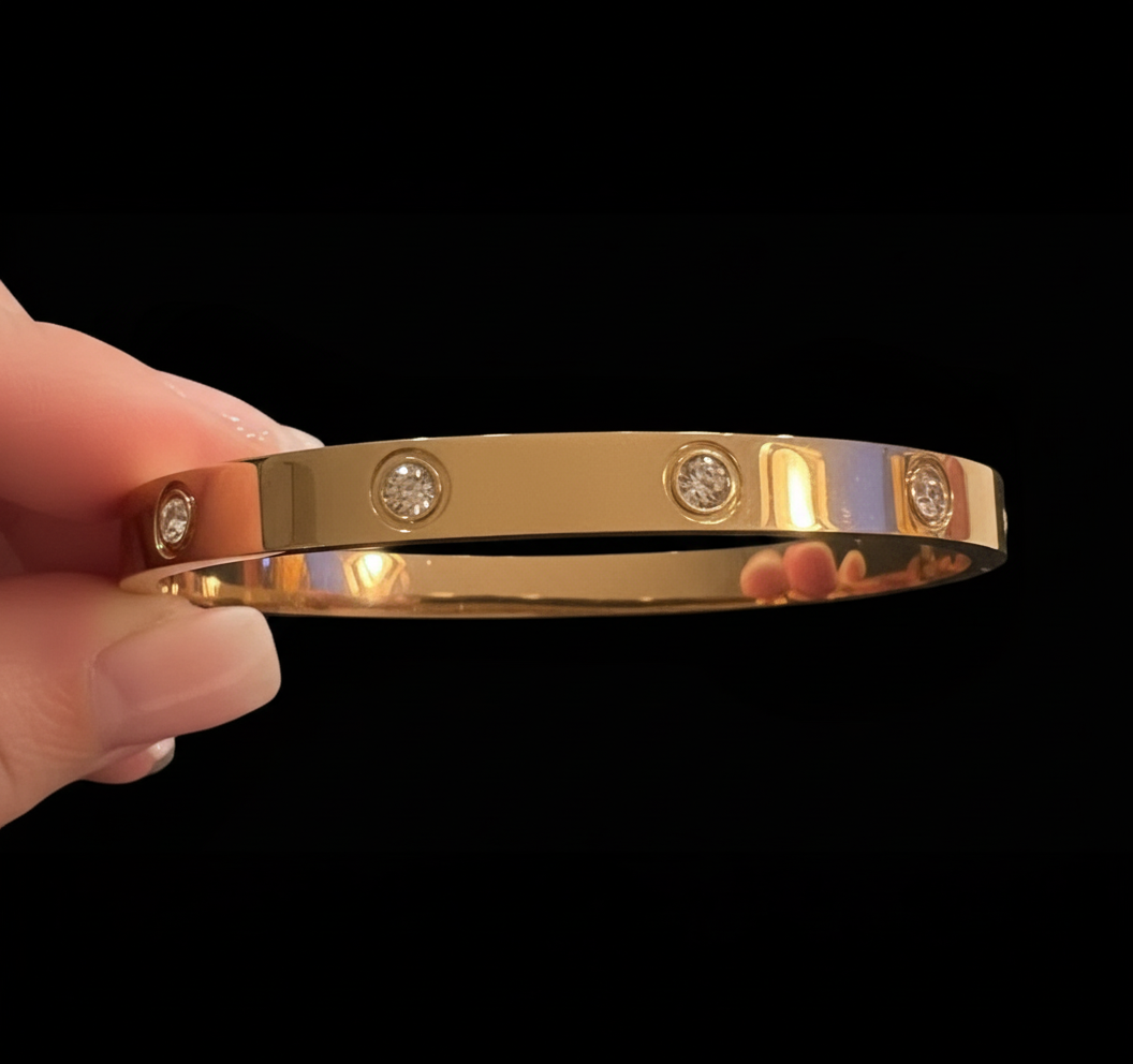 18 K gold plated bracelet