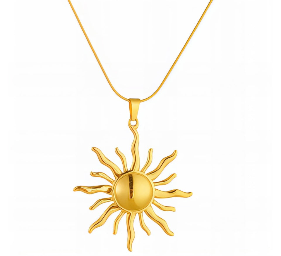 Sun necklace