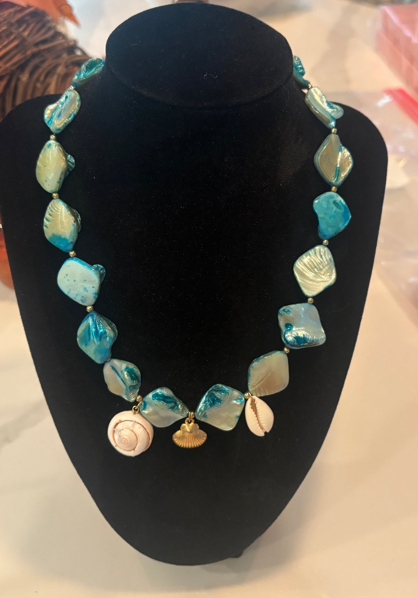 Seashell necklace
