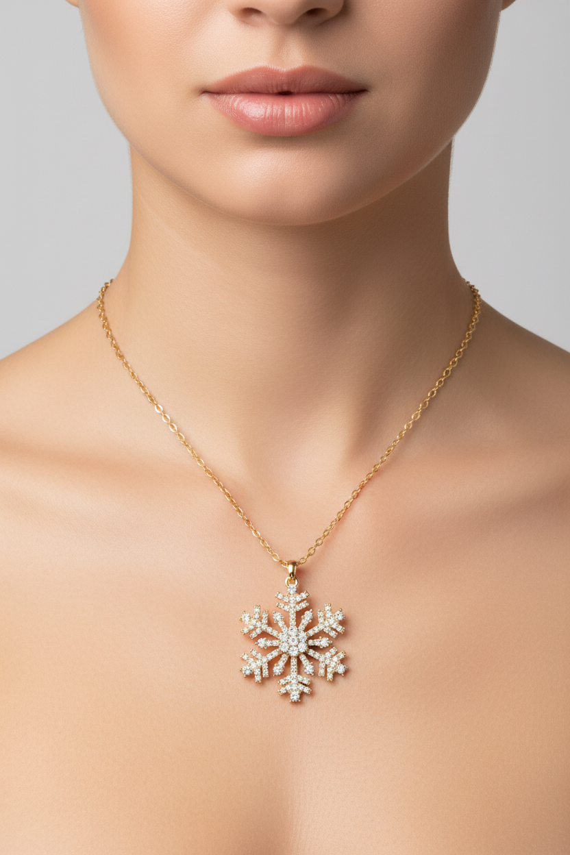 Snowflake necklace