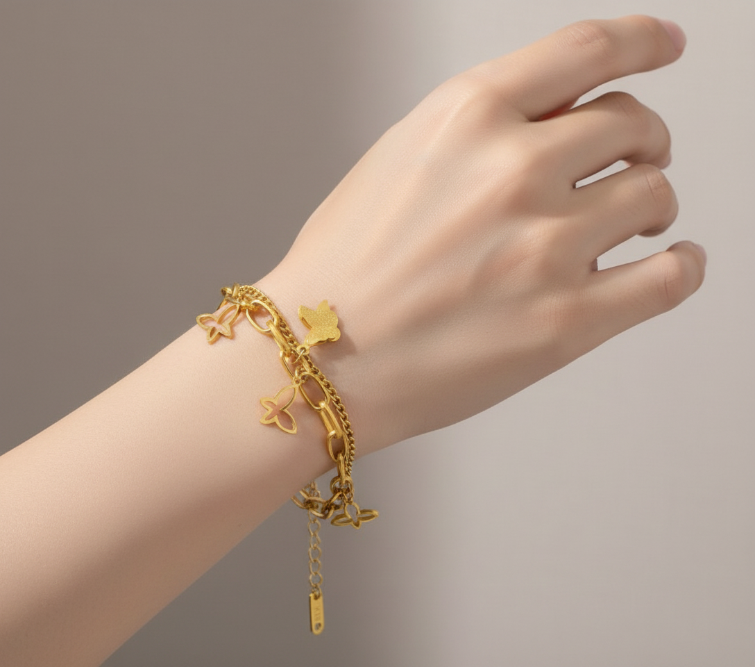 Butterflies bracelet
