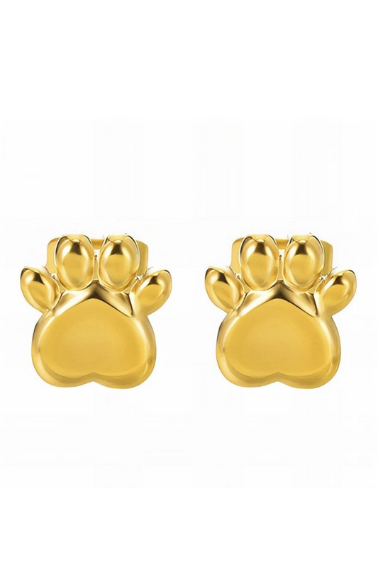 Cat paw earrings