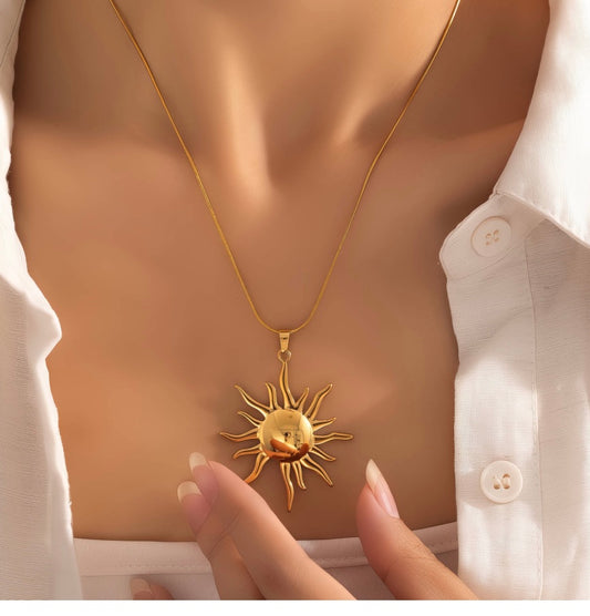 Sun necklace