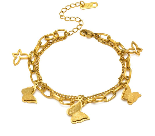 Butterflies bracelet